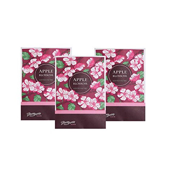 FloralSimplicity Apple Blossom Scented Sachets Pack of 3