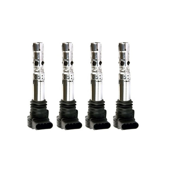 Set of 4 Ignition Coils Compatible with  2001-2005 Volkswagen Passat 1.8L  Replacement for UF411