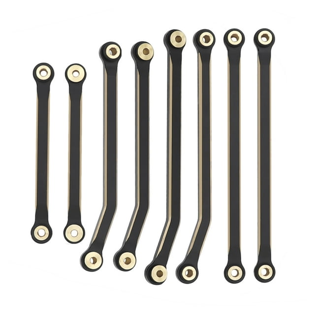 Baohd 1/18 Steering Link Rod RC Upgrade Part Brass Durable Steering Linkage Tie Rod For Ascent18 RC Car Part TYPE1