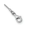 thumbnail image 2 of Leslie's 925 Sterling Silver Polished Diamond Cut With 1 in ext. Necklace; 16.5 inch; for Adults and Teens; for Women and Men, 2 of 4