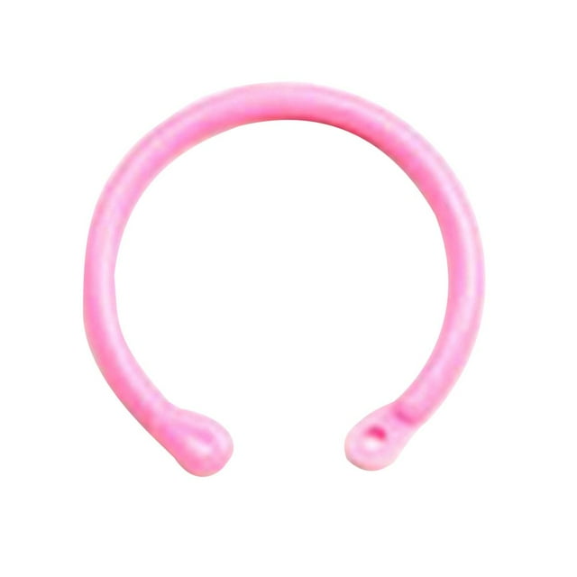 PENGXIANG 30Pcs Binding Ring Candy Color Hole Plastic Binding Ring Coil Binder Hoop Holder Tool for Loose Leaf