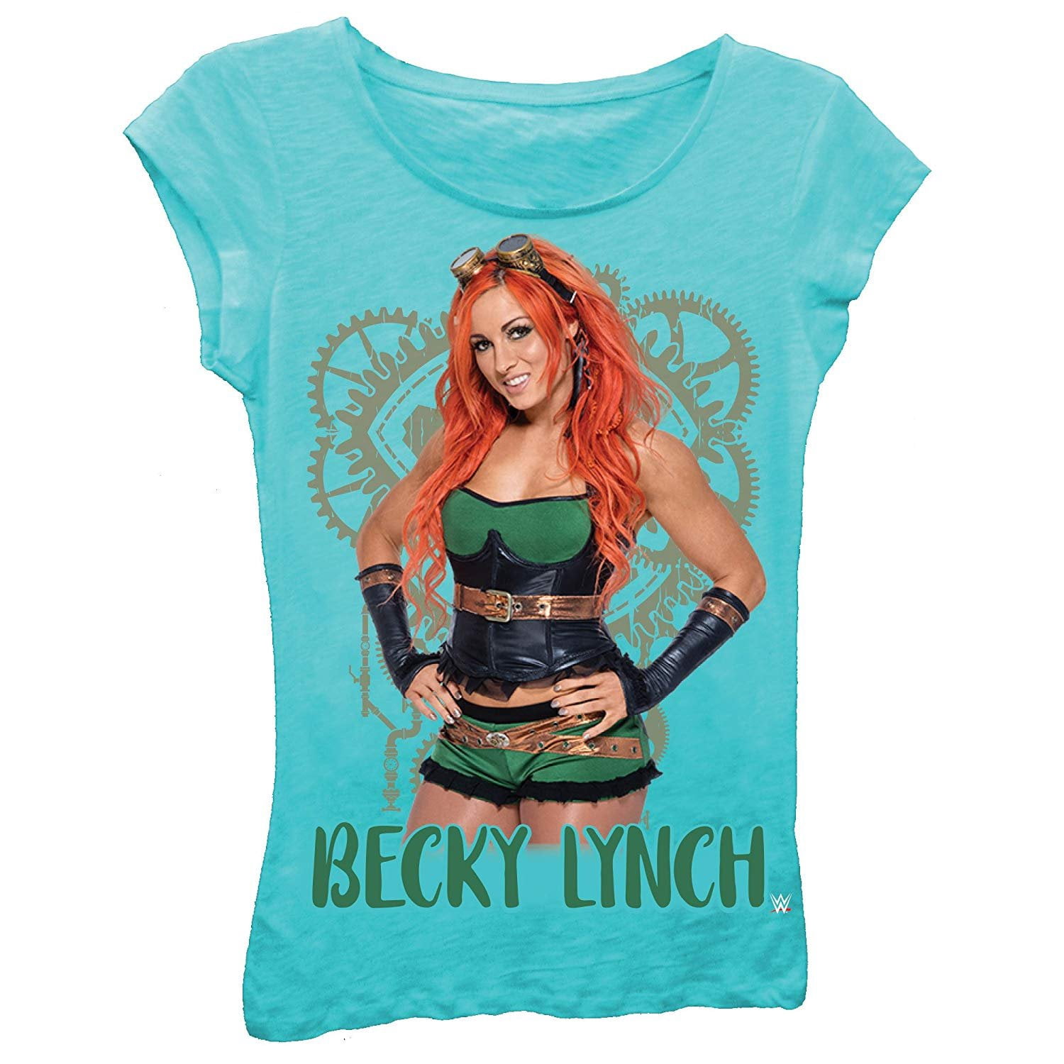 WWE Big Girls' Becky Lynch Superstar Short Sleeve T-Shirt, Tahiti, S-7 -  Walmart.com