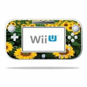 Skin Decal Wrap Compatible With Nintendo Wii U GamePad Controller Sunflowers