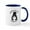 White/Navy Inside, variant on CafePress - Deer Valley Park City Utah Mugs - 11 oz Ceramic Mug - Novelty Coffee Tea Cup