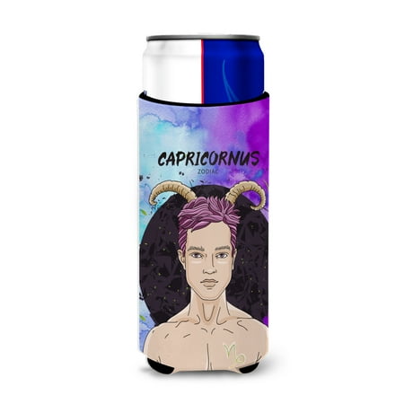 

Carolines Treasures BB7326MUK Capricorn Zodiac Sign Michelob Ultra Hugger for slim cans Slim Can multicolor