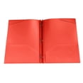 VKQNRGS 1Pc Thick Plastic Two Pocket Folders with Metal Tadpole Clips ...