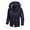 14 Dark Blue, variant on guisaled Men's Winter Parka Jacket Fuzzy Fleece Lined Thicken Warm Coat Waterproof Windbreaker Jackets wiht Removable Faux Fur Hood