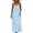 Sky Blue-Striped, variant on MOJOGO Women's Casual Maxi Dress Summer Back Tie Shift Dresses Lightweight Breathable Linen Blend Dress Beach Vacation Outfits L