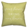 thumbnail image 2 of Creative Products Tea Pot Spring Showers 18 x 18 Spun Poly Pillow, 2 of 3
