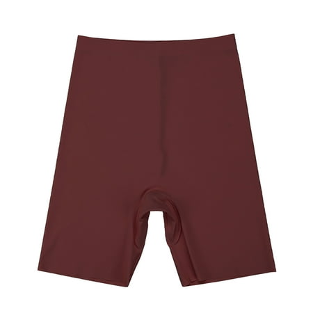 

Knosfe Boy Shorts Underwear for Women High Waisted Anti Chafing Seamless Sexy Panties Dark Purple M