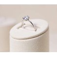 thumbnail image 2 of vylahjewellery Classic 1 Ct Round Cut Wedding Solitaire Ring 14K White Gold Promise Ring for Special One Handmade Jewelry Mossainate Diamond Ring, 2 of 8