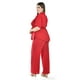 thumbnail image 3 of Set con detalle de cierre Roman Fashion /Tallas Extras, 2654 (Rojo) rojo 36, 3 of 6