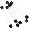 thumbnail image 4 of Liukekj 6 pcs Clear Storage Tubes Plastic Storage Tubes Round Storage Tubes Portable Storage Tubes with Lids, 4 of 10
