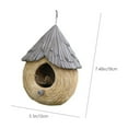 thumbnail image 4 of Xihbxyly Casita para Pájaros de Exterior, Encantadora Decoración de Nido de Resina, Exquisito Diseño Pintado, Duradera y Resistente a La Intemperie, Ideal para Decorar El Balcón o El Jardín, Regalo p, 4 of 7