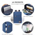thumbnail image 2 of Mochila para portátil HP Hope para mujer de 15.6 pulgadas con puerto USB resistente al agua, 2 of 6