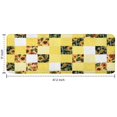 thumbnail image 7 of Yellow White Checker Sunflower Pattern Kitchen Rug Mat,Kitchen Runner Rugs Non Skid Washable,Decorative Kitchen Floor Mats for Kitchen,Sink,Laundry,17"x47.2", 7 of 7
