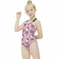 thumbnail image 3 of Hello Kitty Girls One Piece Swimsuits Hawaiian Summer Swimwear Beach Bathing Suit Outfits, 3 of 7