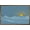 Bronze Framed Version, variant on LINE AND BRUSH - Landscape Line Sunset Wall Poster, 14.725" x 22.375"