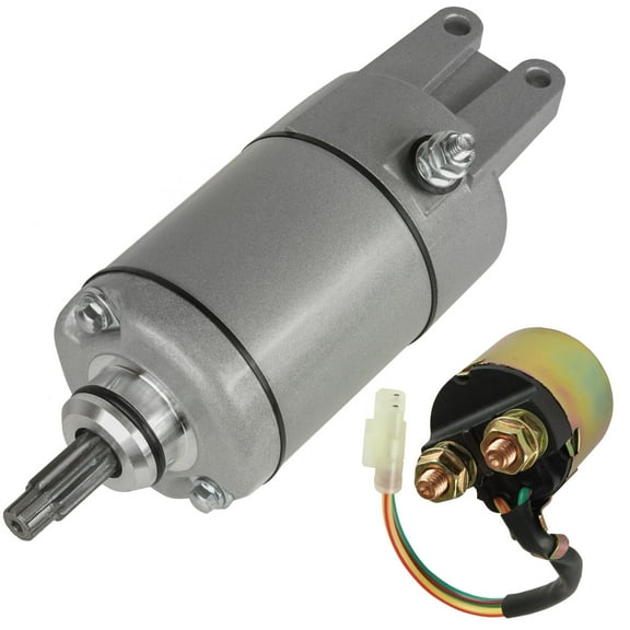 Starter & Relay Solenoid for Honda TRX500 Fourtrax Foreman Rubicon 2001-2014