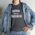thumbnail image 7 of Down With The Thiccness Shirt - Big and Curvy - Plus Size T-shirt - ID: 203, 7 of 7
