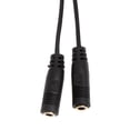thumbnail image 4 of 3.5mm Stereo Audio 1 Male To 2 Female Jack Earphone/Mic Y Splitter Adapter Cable, 4 of 9