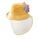 thumbnail image 3 of Gorra de béisbol protectora anti-saliva , cubierta de protección facial, sombrero para exteriores, sombrero de cubierta a prueba de p Amarillo, 3 of 9