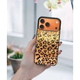 thumbnail image 5 of WIRESTER Shockproof Soft Rubber Cover Case for Apple iPhone 17 Pro Max 6.9" 2025, Gold Glitter Sparkle With Black Yellow Glitter Leopard, 5 of 5