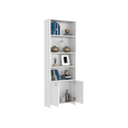thumbnail image 2 of Librero Biblioteca Organizador Excelsior Lisa Blanco 180 cm con Repisas y Puertas, 2 of 6