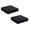 Black 2PCS, variant on Outdoor Cushions for Patio Furniture, Non-Slip High Memory Sponge Patio Seat Cushions Replacement,Soft Outdoor Chair Pads,Seat Cushion for Couch Sofa Garden Home