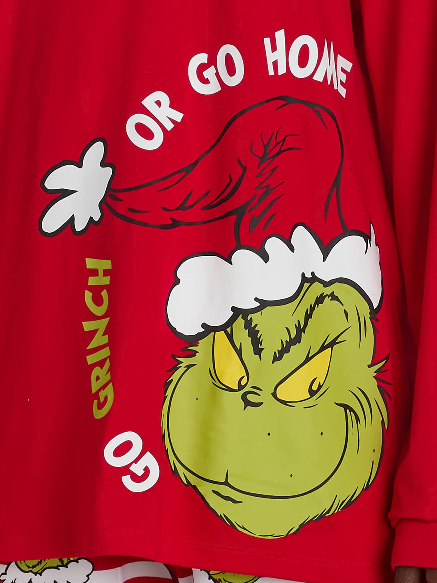 The Grinch Women’s and Women’s Plus Matching Family Pajama Set, 2-Piece, Sizes S-3X