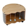 thumbnail image 4 of Casa de cartón para gatos de material grueso, mueble para gatos con forma de cáscara de huevo, nido para gatos marrón, 4 of 9