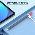 thumbnail image 3 of HZSY Electronics Duotone Apple Pencil (USB-C) Case 2023 Silicone Ultra Thin Proteative Cover Skin Apple Pencil Sleeve Anti-Slip Grip Compatible with Apple Pencil USB C (Midnight Blue+Red), 3 of 4