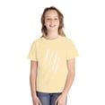 thumbnail image 3 of Effete Feline Claw Marks Scratch Youth Midweight Tee, 3 of 3