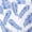 White Blue Leaf, variant on Ben Hogan Men's & Big Men's Performance Crosshatch Tropical Short Sleeve Polo Shirt, up to 5XL