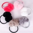thumbnail image 5 of Cache-oreilles d'Hiver en Fausse Fourrure, Cache-Oreilles Chauds, Mignons, Pliables, Chauffe-Oreilles d'Extérieur, 5 of 5