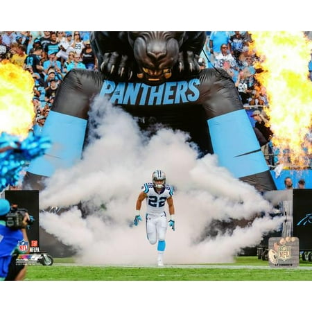 Christian Photo - Christian McCaffrey 2017 Action Photo Print