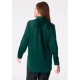 thumbnail image 4 of Roaman's Women's Plus Size Kate Satin Blouse, 4 of 6
