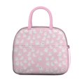 thumbnail image 2 of Lunch Bag Lunch Box for Women Reusable Insulated Lunch Cooler Bags,Large Capacity for Work Travel Picnic,Water-Resistant Halloween Lunch Tote Bag Gifts for Woman Mom Pink, 2 of 6