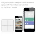 thumbnail image 2 of Bouton-poussoir de Scène Sans Fil Switch, Panneau Mural Switch Intelligent, Alimenté par Pile, Tuya/ Application Smart Life, Télécommande pour Appareils de Maison Intelligente (Hub ZigBee Requis), Blanc 1 Gang, 2 of 8