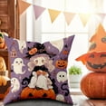 thumbnail image 3 of Decorative Pillows for Couch Hwkond Halloween Decorative Pillow Covers 45x45cm Halloween Decorative White Colorful Outdoor Fall Pillow Home Sofa Decorative Throw Pillow Covers,Up to 25% Off, 3 of 5
