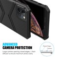 thumbnail image 4 of IPHONE 11 PRO MAX - LUXMO PYRAGRIP ANTI SLIP HYBRID CASE - BLACK LUXMO No, 4 of 12