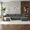 Gray, variant on 132" Modular Cloud Couch Sectional Sofa, U-Shaped Chenille Sectional with Double Chaise, Cup Holders & Side Pockets, Modern Oversized Sofa for Living Room, No Assembly, Black