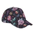 thumbnail image 3 of Daiia Roses Flowers print Baseball Cap Men Women Golf Dad Hat Adjustable Original Classic Low Profile Hat Unconstructed Plain Cap, 3 of 9