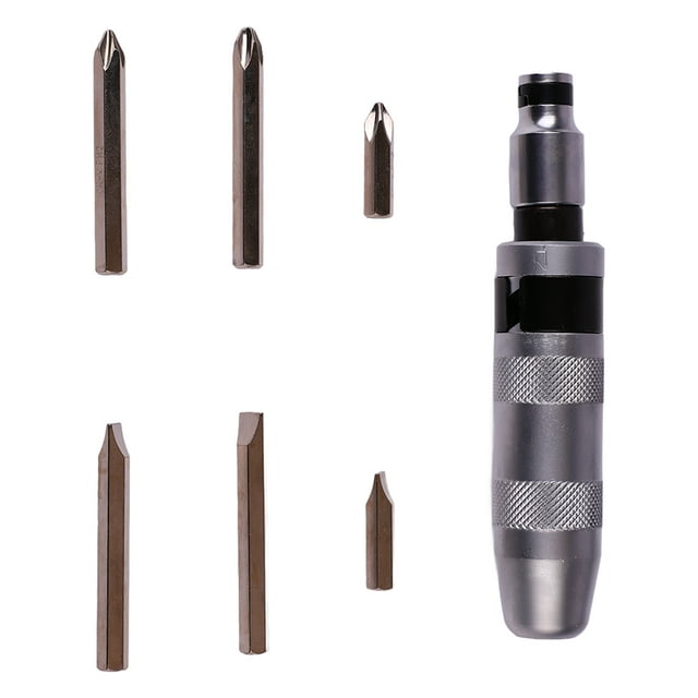 Manual Drive Impact Driver, Drive Impact Screwdriver Wear Resistance 6 Bits 7Pcs For Home Decorating