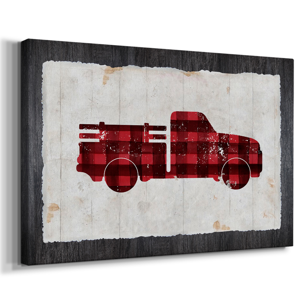Checkered Truck- Gallery Wrapped Canvas