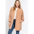 thumbnail image 2 of Simply Fashion Women's Bomber Jacket - Stylish Outerwear for All Seasons khaki(L),large, 2 of 5