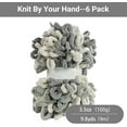 thumbnail image 6 of 100g 9m 2pack Bulky Loop Yarn for Finger Knitting Soft,Off The Hook Loop Yarn,No-Needle Craft Chenille Yarn for Crocheting, Hand-Knitting Yarn, 6 of 9