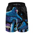 thumbnail image 6 of Binienty Men's Board Shorts Swim Trunks With Mushroom Snail Print - Quick Dry for Summer Beach and Water Activities, 6 of 10