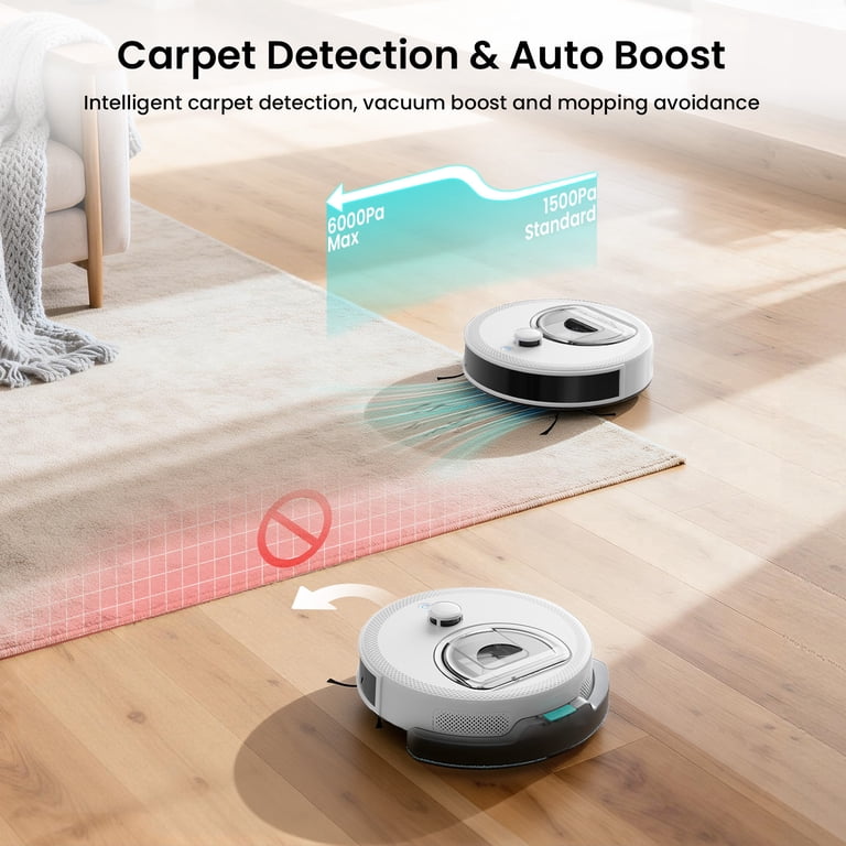 Lefant Robot Vacuum Cleaner M210, Ideal for Pet Hair, Carpet, Auto
