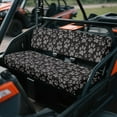 thumbnail image 2 of Yuyamidu Dog Paw UTV Seat Cover Cute Mule Bench Seat Cover with Backrest Cover Replacement Compatible with Kawasaki Mule 3000 3010 3020 4000 4010 2001-2023 2025, Black, 2 of 6